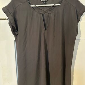 Express Women's Gray Top